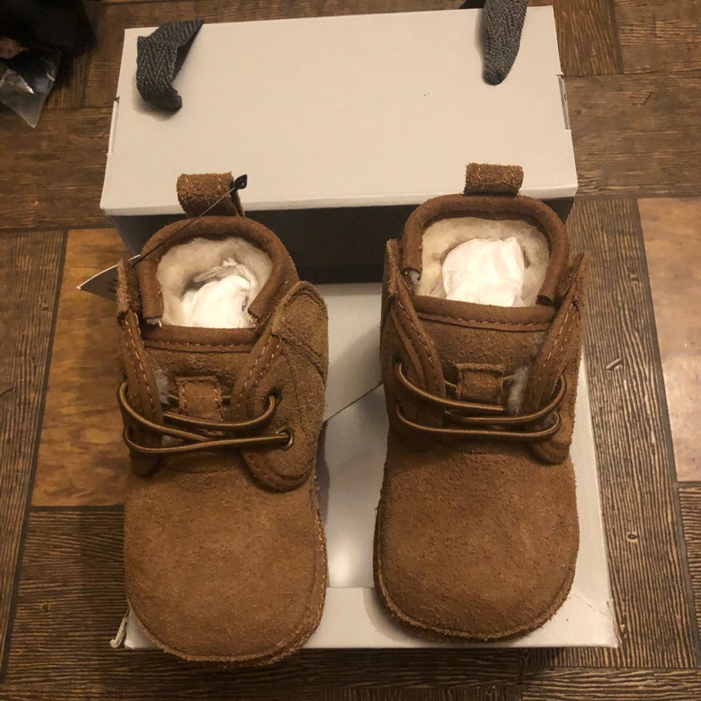 UGG Kids Tan Suede Boots